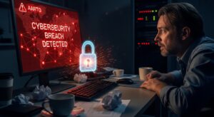 Cybersecurity breach affecting a small business