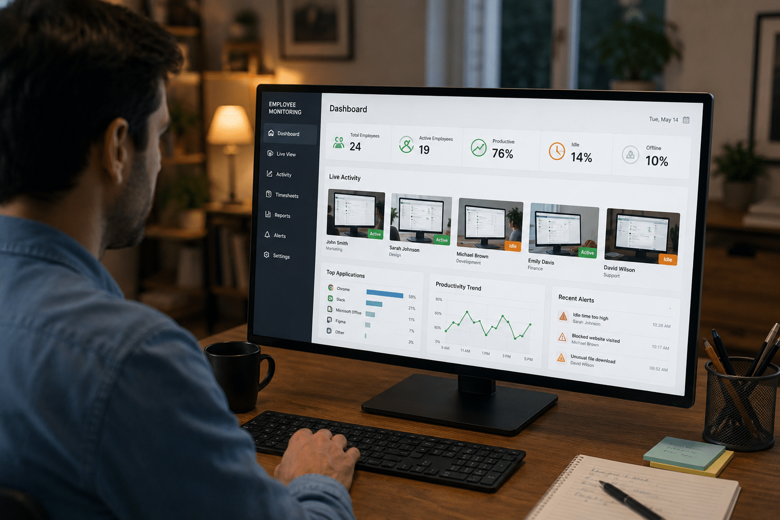 The Legal Risks of Employee Monitoring Software in Remote Workplaces