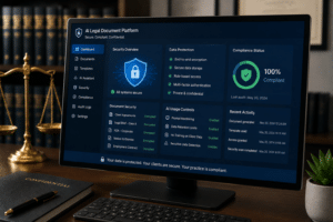 Secure AI legal document platform