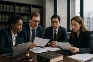 Law firm reviewing AI meeting assistant policies